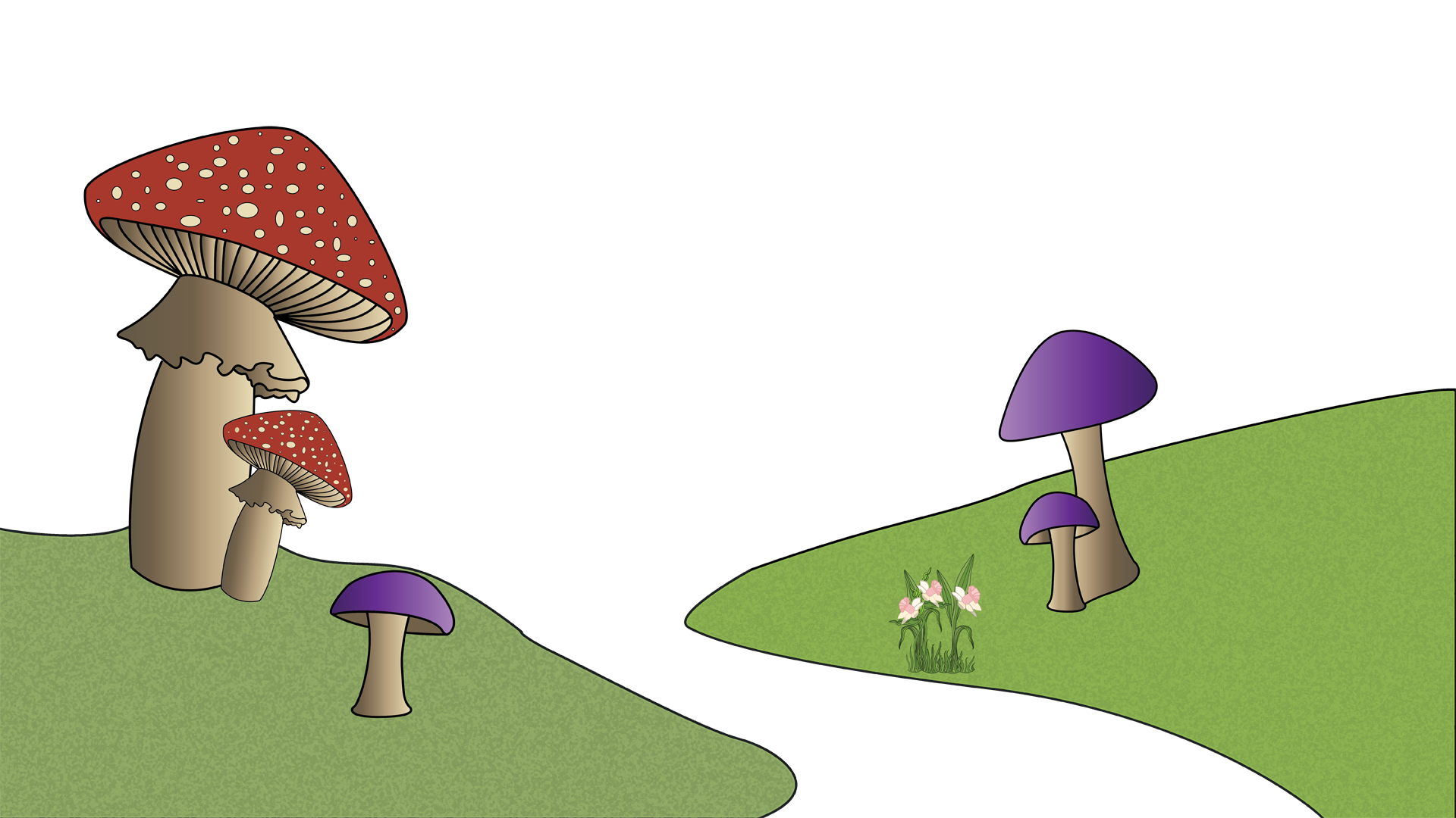 Additional foreground layer with decorative creature elements